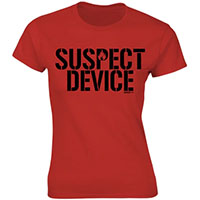 Stiff Little Fingers- Suspect Device on a red girls shirt