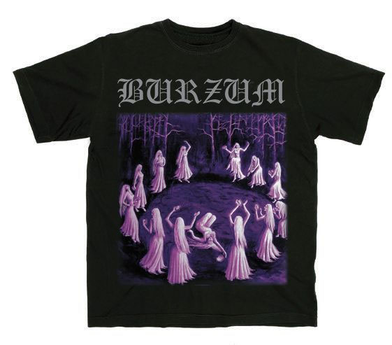 Burzum- Circle Of Witches on a black shirt