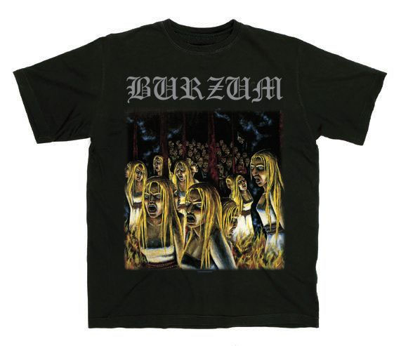 Burzum- Burning Witches on a black shirt