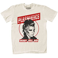 Plasmatics- Wendy Will Win on a vintage white ringspun cotton shirt by Rock Roll Repeat 