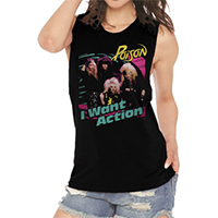 Poison- I Want Action on a black girls tank shirt