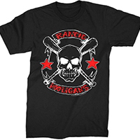 Rancid- Hooligans on a black shirt 