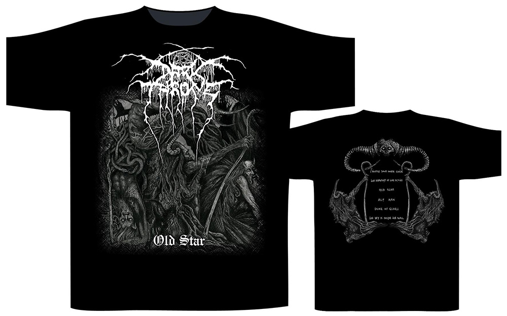Darkthrone- Old Star on a black shirt
