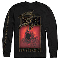Death- The Sound Of Perseverance on a black long sleeve shirt