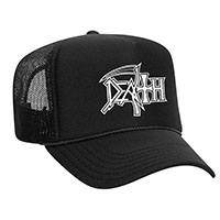 Death- Logo on a black trucker hat