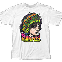 Syd Barrett- Shine On on a white ringspun cotton shirt (Pink Floyd) (Sale price!)