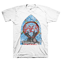 Slayer- Altar Of Sacrifice on a white shirt
