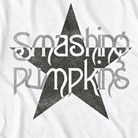 Smashing Pumpkins- Logo on a white ringspun cotton shirt