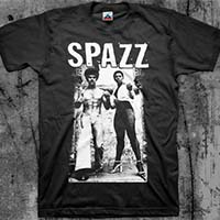 Spazz- Afro Punch on a black shirt