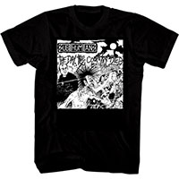 Subhumans- The Day The Country Died on a black shirt