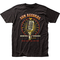 Sun Records- Microphone on a black shirt (Sale price!)