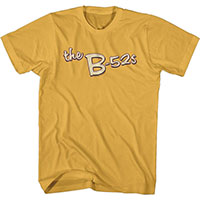B-52s- Logo on a ginger ringspun cotton shirt