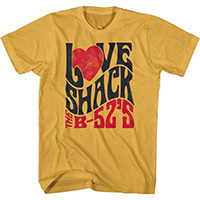 B-52s- Love Shack on a ginger ringspun cotton shirt