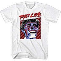 They Live- Face on a white shirt