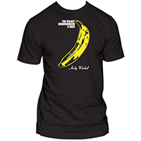 Velvet Underground- Banana on a black shirt (Sale price!)