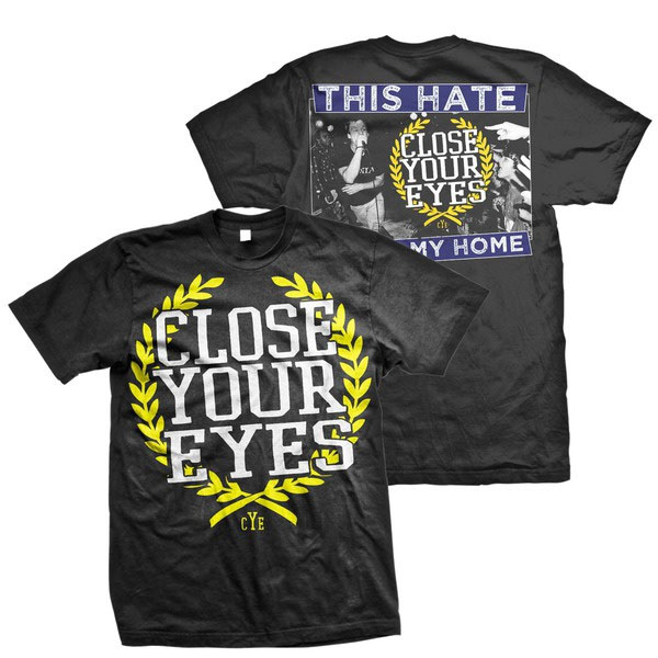 Closing your eyes. Close your Eyes Band. P.O.D Band t Shirt. Pull out an Eye Merch