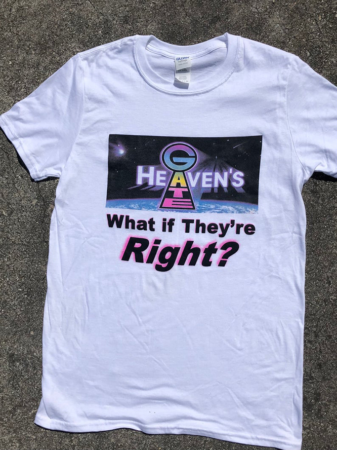 Heaven's Gate- What If Shirt by Graveface Museum - white
