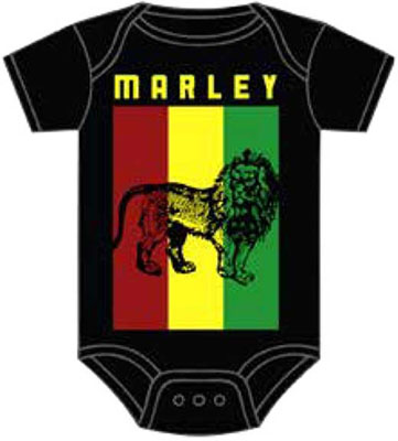 Bob Marley- Lion on a black onesie (Sale price!)