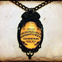 Noir Ouija Board Necklace by Horribell