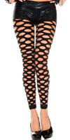 Big Pothole Spandex Leggings - black only