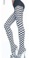 Opaque Checkered Tights