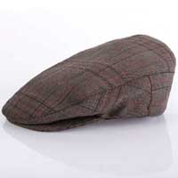 Hooligan Hat by Brixton- Black/Gold Plaid (Sale price!)