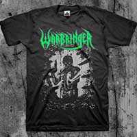 Warbringer- Smoking Gun on front, Shoot To Kill on back on a black shirt