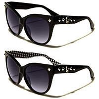 Black Society Cat Eye Sunglasses (Various Colors)