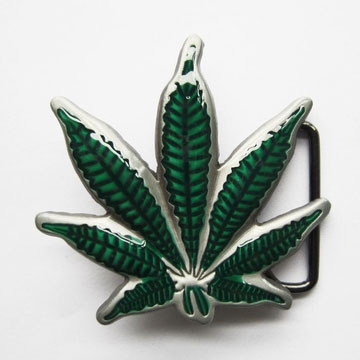 Marijuana belt buckle (bb187)