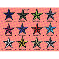 Nautical Star embroidered patch (1.5") (ep140)