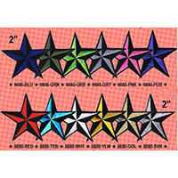 Nautical Star embroidered patch (2") (ep142)