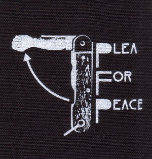 Plea For Peace cloth patch (cp373)