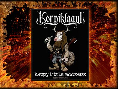 Korpiklaani- Happy Little Boozers Woven Patch (ep831)