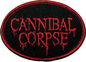 Cannibal Corpse- Oval Logo embroidered patch (ep287)