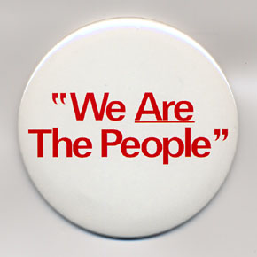 We Are The People (Taxi Driver) pin (pinZ187)