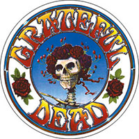 Grateful Dead- Skull & Roses pin (pinX223)