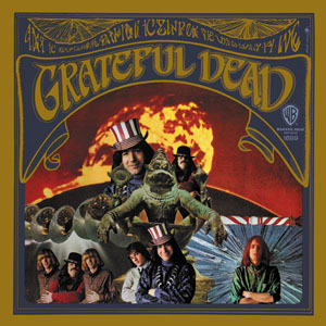 Grateful Dead- First Album Cover Square pin (pinX218)