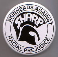 SHARP (Skinheads Against Racial Prejudice) pin (pinC138)