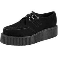 Black Suede Mondo Sole Viva Creeper by Tred Air UK (Sale price!)