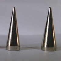4/5" Cone Spike #1- SILVER (7x20mm)