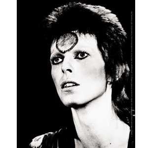 David Bowie- Black & White Pic sticker (st335)