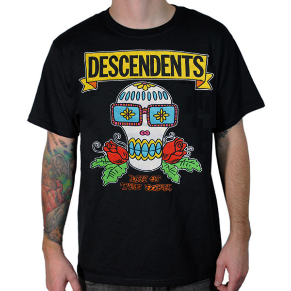Descendents- Day Of The Dork on a black shirt