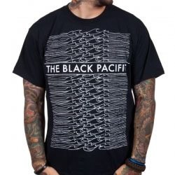 Black Pacific- Waves on a black shirt (Pennywise) (Sale price!)