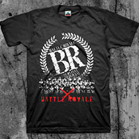 Battle Royale- Survival Program on a black shirt
