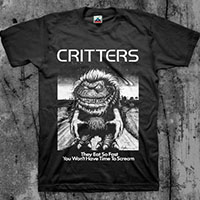 Critters- They Eat So Fast on a black shirt (Sale price!)