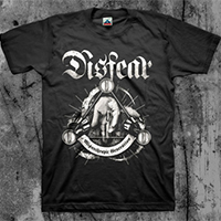 Disfear- Misanthropic Generation on front & back on a black shirt