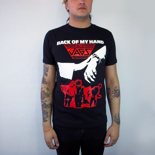 Jags- Back of My Hand on a black slim fit shirt (Sale price!)