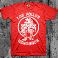 Los Pollos Hermanos on a red shirt (Breaking Bad)