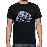 Fear- Fist on a black ringspun cotton shirt (Sale price!)