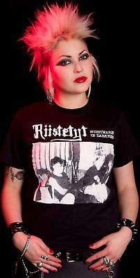 Riistetyt- Nightmares In Darkness on a black YOUTH sized shirt